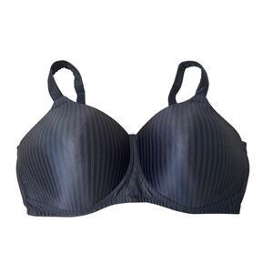 PLAYTEX Bra size 40 DD; Black; No Underwire; Lightly Padded;  NWOT